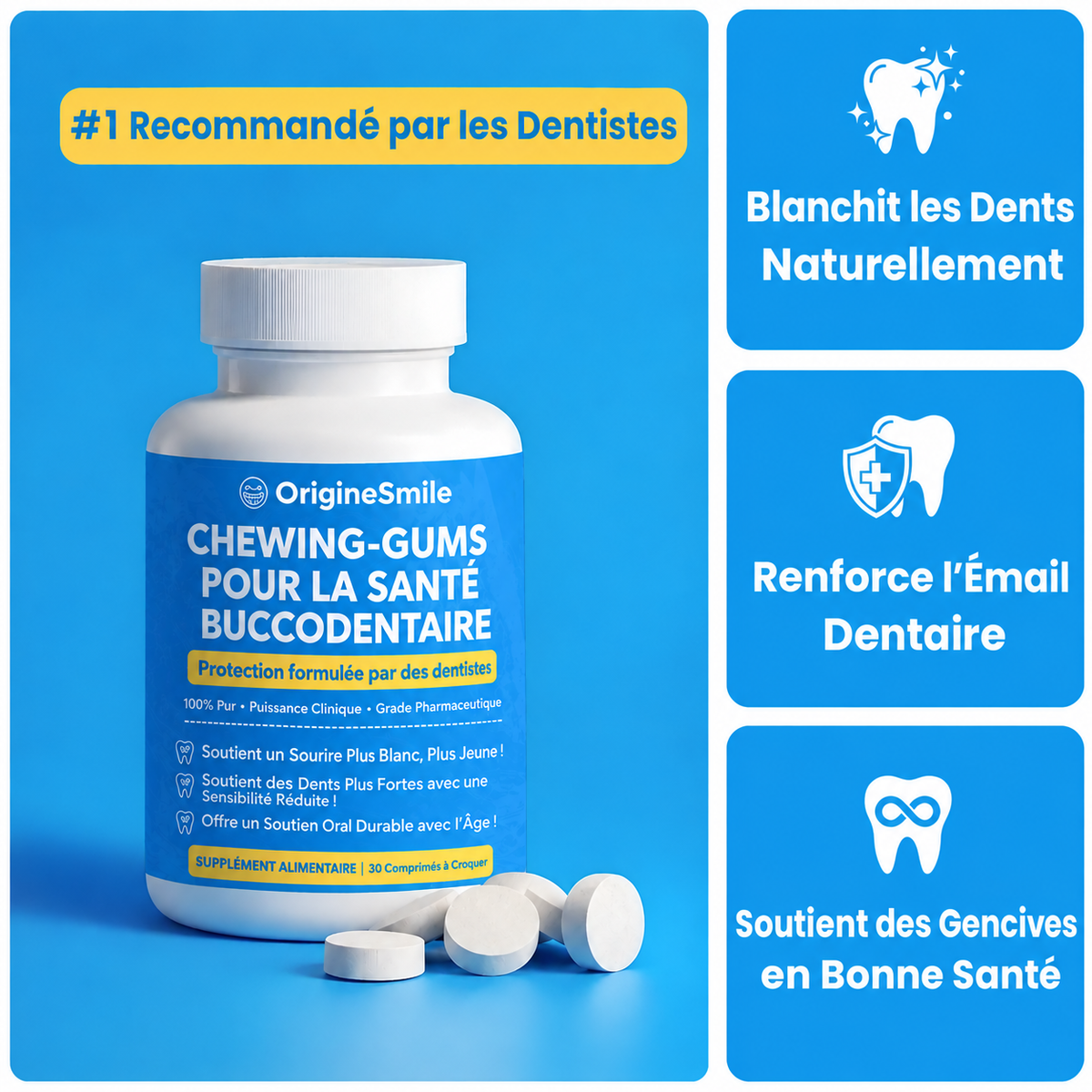 Oorigine – Gommes à croquer pour la santé bucco-dentaire
