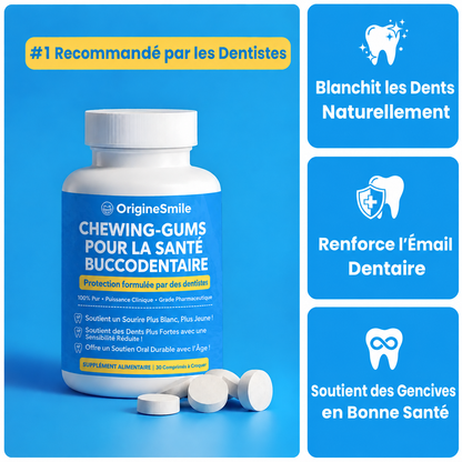 Oorigine – Gommes à croquer pour la santé bucco-dentaire